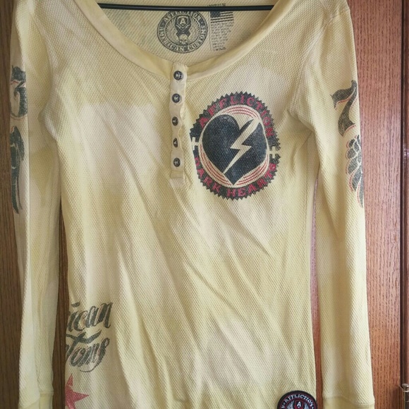 Yellow Affliction Shirt