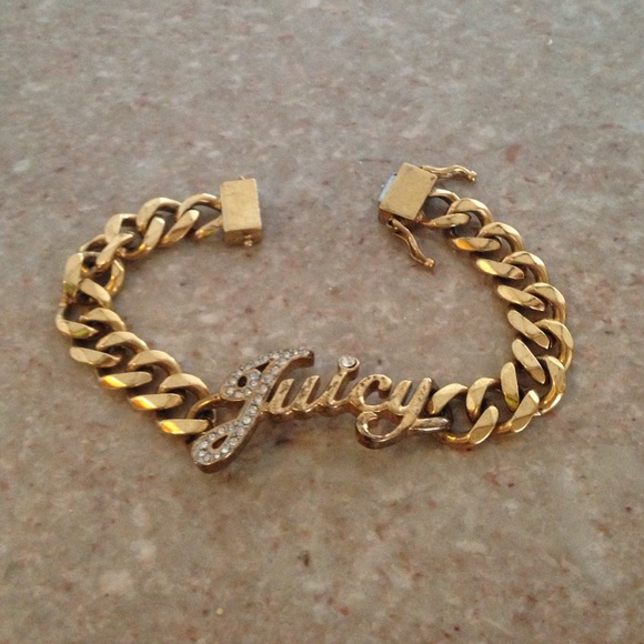 Authentic gold Juicy Couture bracelet!