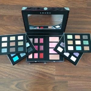 LORAC eyeshadow, blush, and lip set