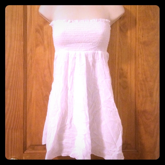 Victoria secret white swim cover dress