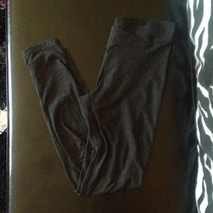 Gray Crop Leggings