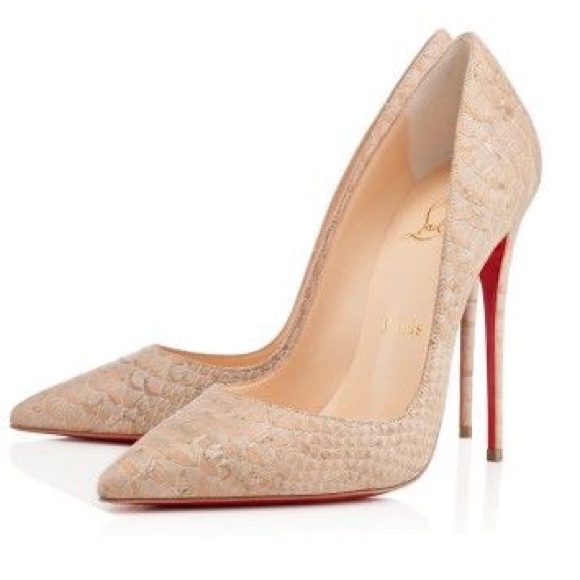 Christian Louboutin So Kate Liege Embossed sz 38.5