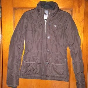 Brown Abercrombie and Fitch jacket