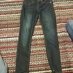 Dark blue wash jegging