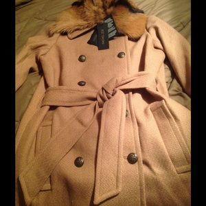 Rachel Zoe Florence goat fur coat