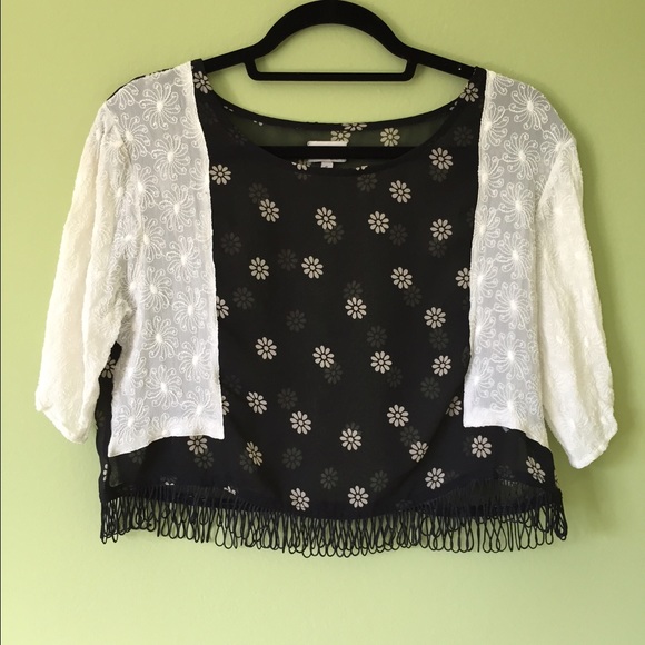 LF Floral Crop Top