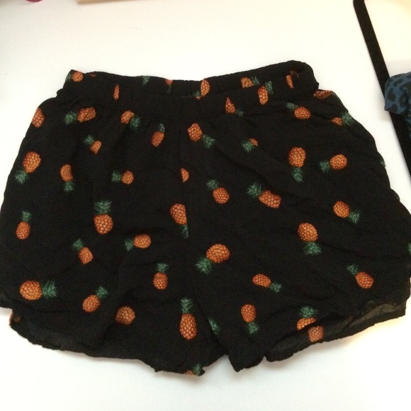 Brandy Melville Pineapple Shorts!