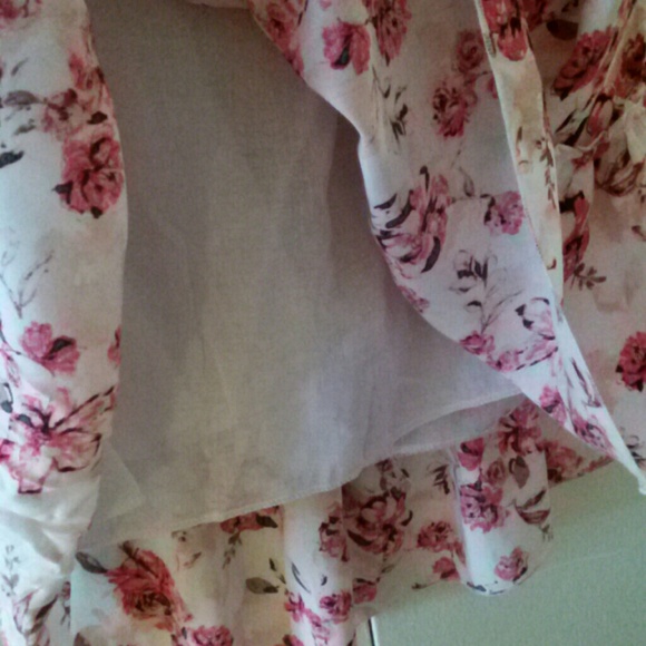 Charlotte Russe strapless floral summer dress. - Picture 4 of 4