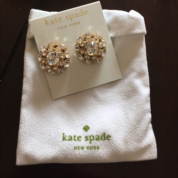 kate spade "Putting on the Ritz"  earrings NWT