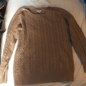 Brown knitted sweater