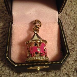 authentic juicy couture merry go round charm