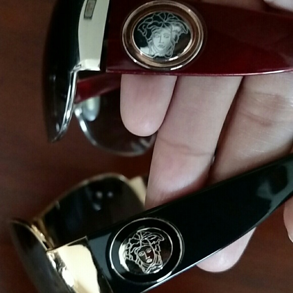His and hers Versace sunglasses