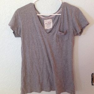 Grey Vneck - hollister
