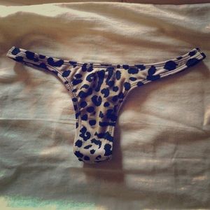 Midori Brazilian bikini bottom in cheetah print