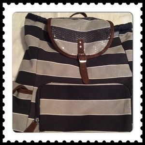 Blue and Grey Back pack!! Super Cute!!