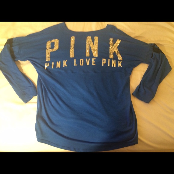 Vs pink oversized crew!