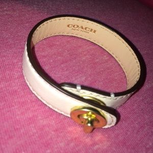 white coach bracelet
