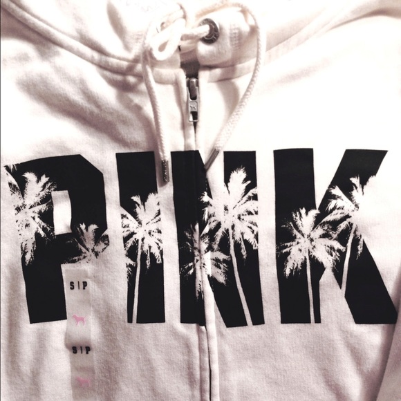 VS Pink full-zip hoodie💕