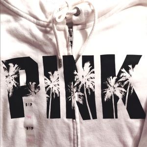 VS Pink full-zip hoodie💕