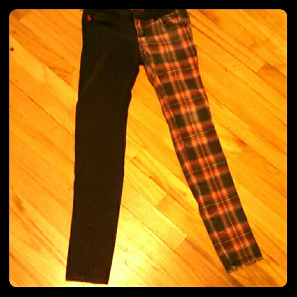 SPLIT LEG JEANS.. Reserved for " @butcheredkitten"