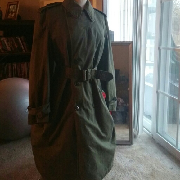 🌂Army Green Trench 🌂