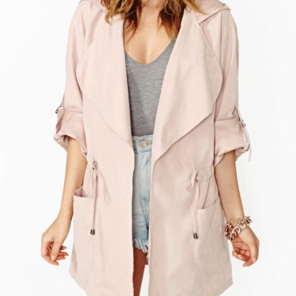 NASTY GAL // Blush Anorak Jacket