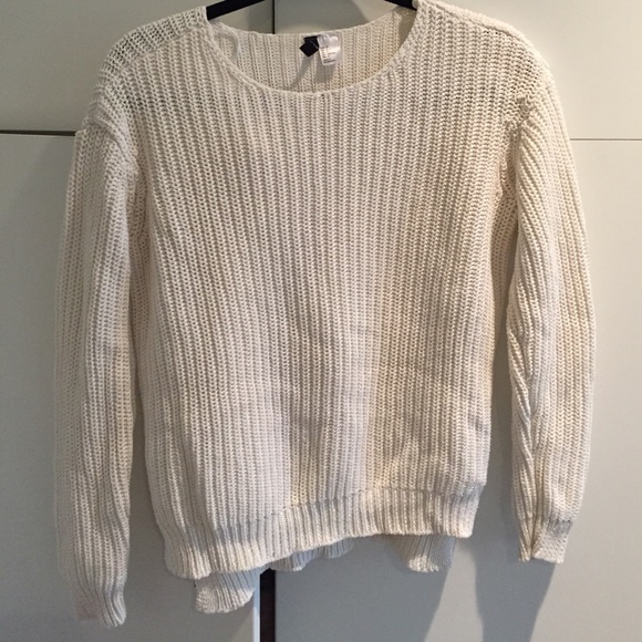 Cream sweater