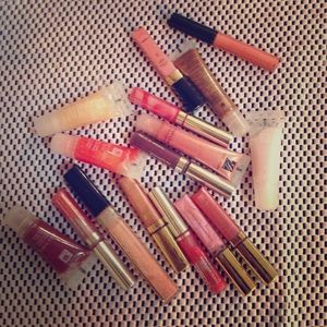 Clinique Estée Lauder Lancôme Chanel lip glosses