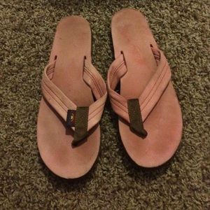 Pink rainbow sandals!
