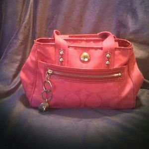 Pink Coach Purse