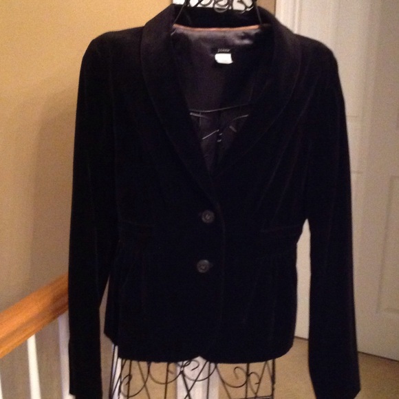 J Crew velour jacket