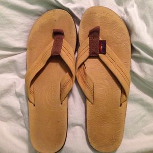Yellow Rainbow Sandals