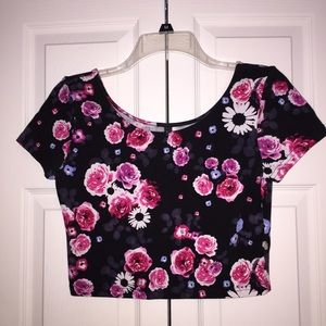 H&M Floral Crop Top