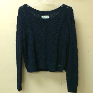 Navy Blue Knit Sweater