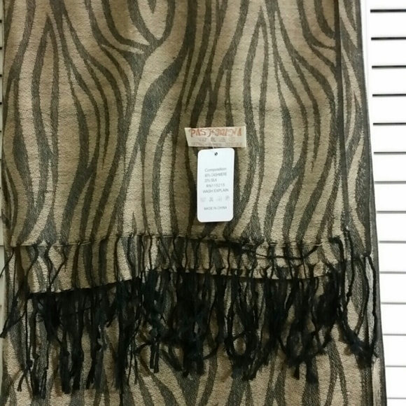 Cashmere & Silk Zebra Pashima