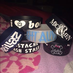 🌸 Rubber Bracelet Bundle 🌸