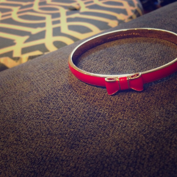 kate spade Jewelry - Red bow tie Kate Spade bracelet