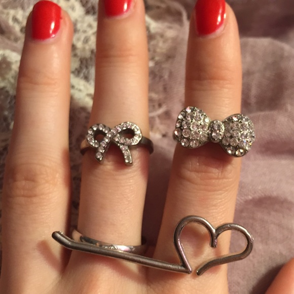 Bundle of 7 unique silver statement rings! - Picture 4 of 4