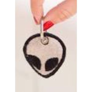 Brandy Melville Alien Patch Keychain