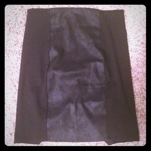 Black pencil skirt