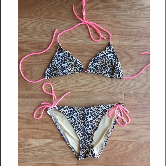 Victoria's Secret leopard bikini