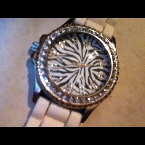Zebra print watch