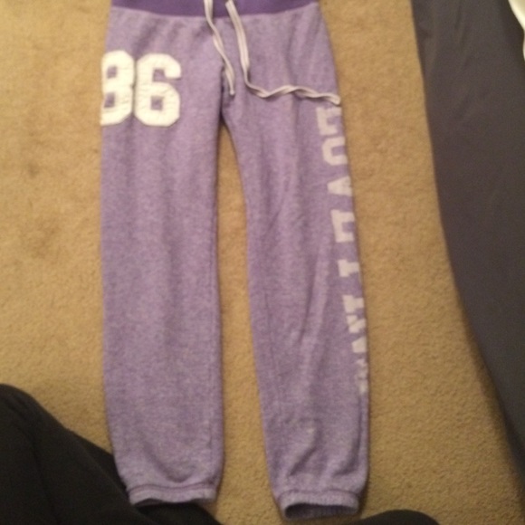 Purple Victoria's secret sweat pants!