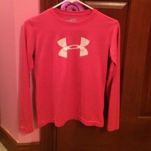 Under armour girls pink longsleve!