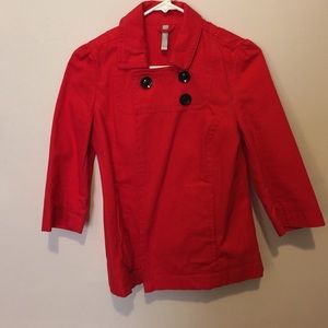 Red cotton jacket