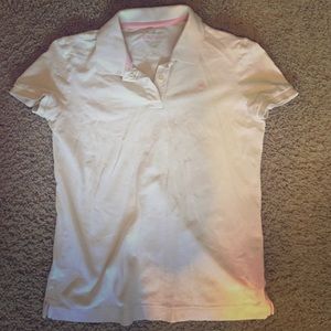 Lilly Pulitzer white polo resort fit xs