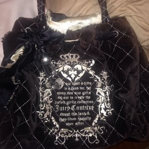 Brown juicy couture bag.