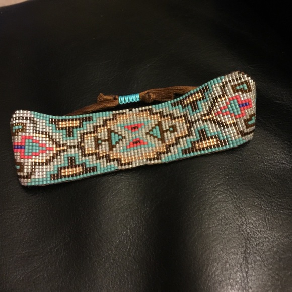 ***SOLD*** Gorgeous beaded cuff