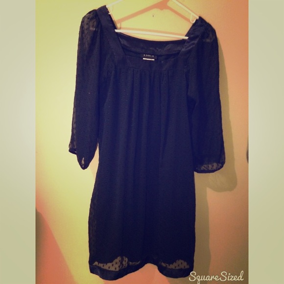B. Darlin blue cocktail dress.