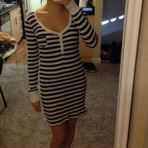 Long sleeved night gown